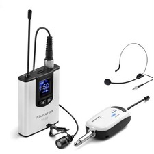 Wireless Headset Alvoxcon Single UHF Wireless Lavalier Microphone TG210S