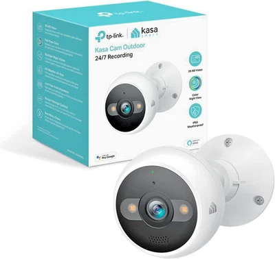 BRANDED Kasa Smart 2K Outdoor Wired Security Camera,IP65, Starlight Sensor Pro free ship