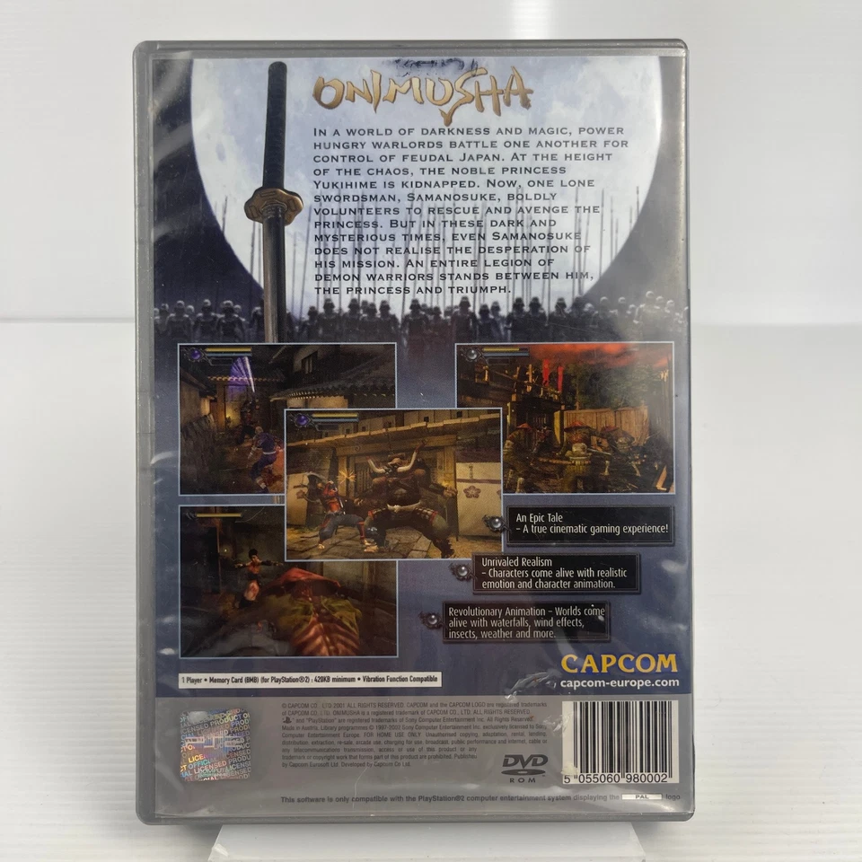 Onimusha Warlords - Playstation 2 (PS2) Complete With Manual PAL - Image 2 of 4