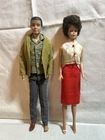 1960’s Vintage Ken and Midge Bubble Cut Barbie Dolls Lot of 2 with Outfits