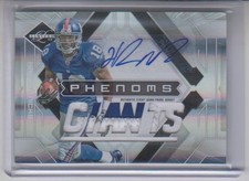 2009 Limited Hakeem Nicks Phenoms Autograph Patch Rookie 099/149 #220 NM Cond