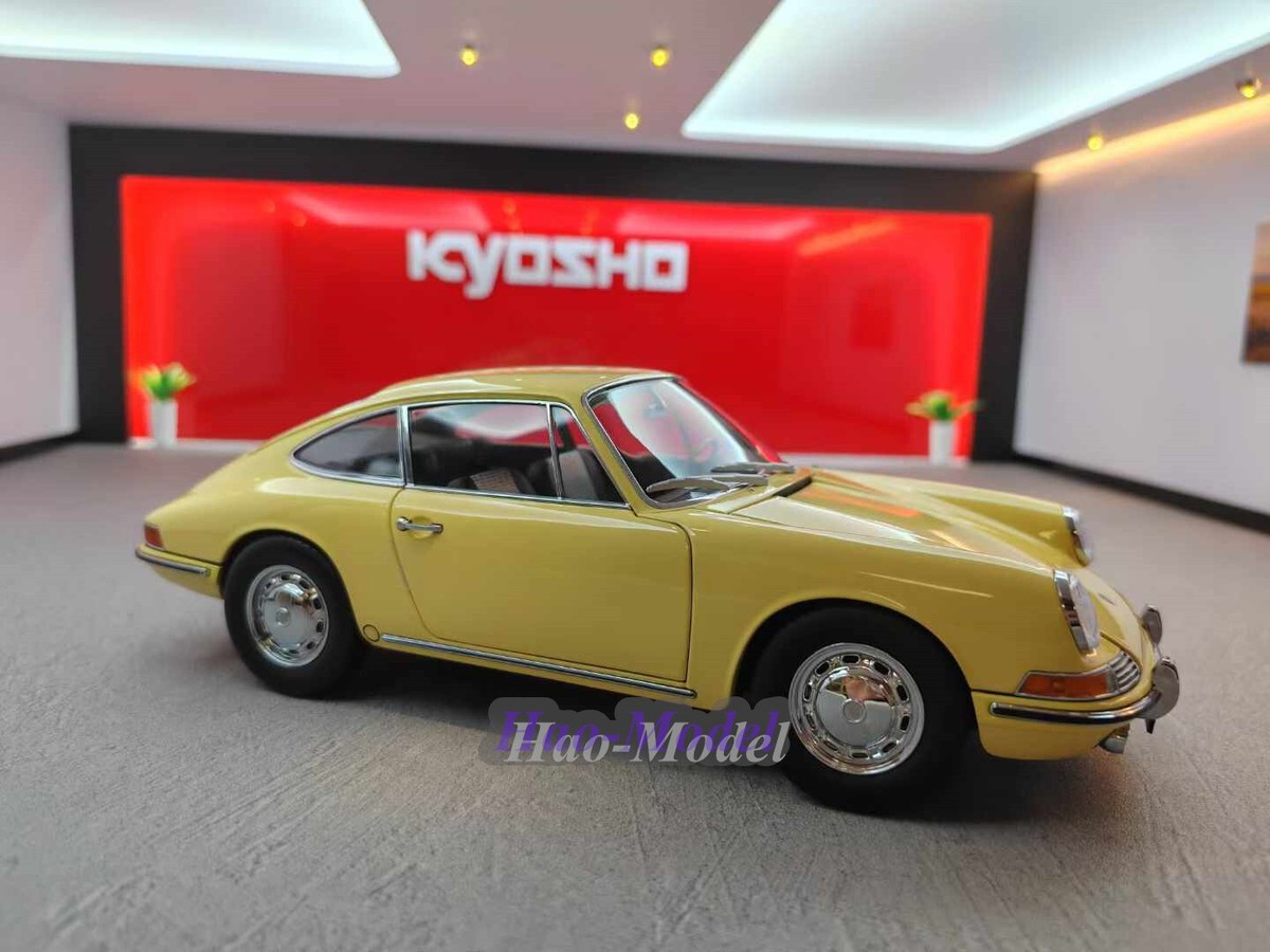 KYOSHO 1:18 Porshe 911(901) 1964 Alloy Diecast Model Car Ornaments