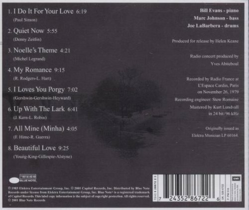 BILL EVANS The Paris Concert Edition One & Edition Two Blue Note