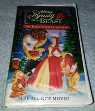 Beauty and the Beast: An Enchanted Christmas VHS, 1997 vintage Disney
