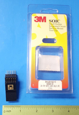 TEST CLIP , 923665-24 , 3M , SOIC , 24PIN, WIDE, GOLD