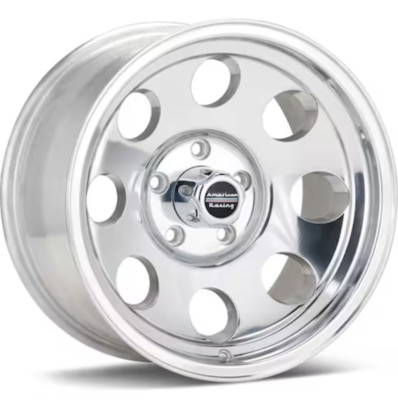 AMERICAN RACING AR172 Baja Rim 17X9 6X139.7 Offset -12 Polished (Quantity of 1)