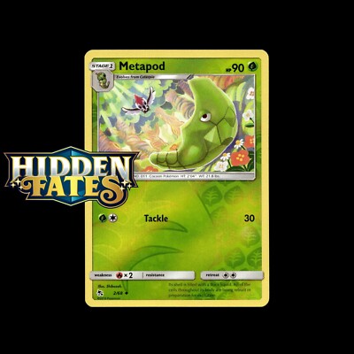 Pokemon Cards! Hidden Fates - Holo/Reverse Holo GX Shiny Rare Choose Your Card!