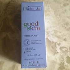 NWB BIELENDA GOOD SKIN HYDRA BOOST MOISTURIZING FACE CREAM 3% HYALURONIC ACI