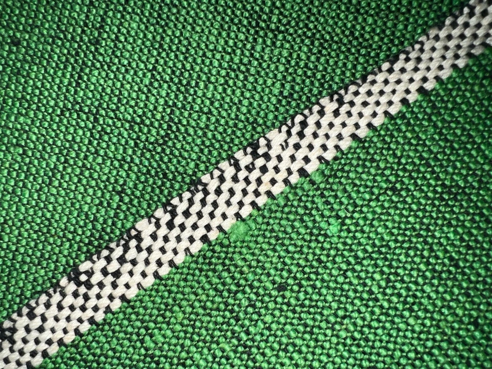 Tissu ancien ameublement vert, épais   larg 130 cm x H 260 cm réf C592 - Photo 3/4