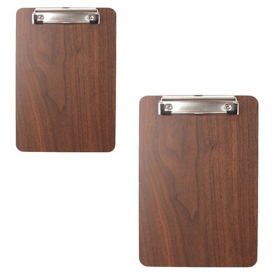 2PCS Menü Board Klemme Restaurant Menü Halter Holz Menü Bord Clip