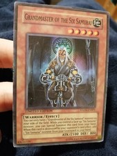 Yugioh Grandmaster of the Six Samurai STON-ENSP1 Super Rare American Promo Poor