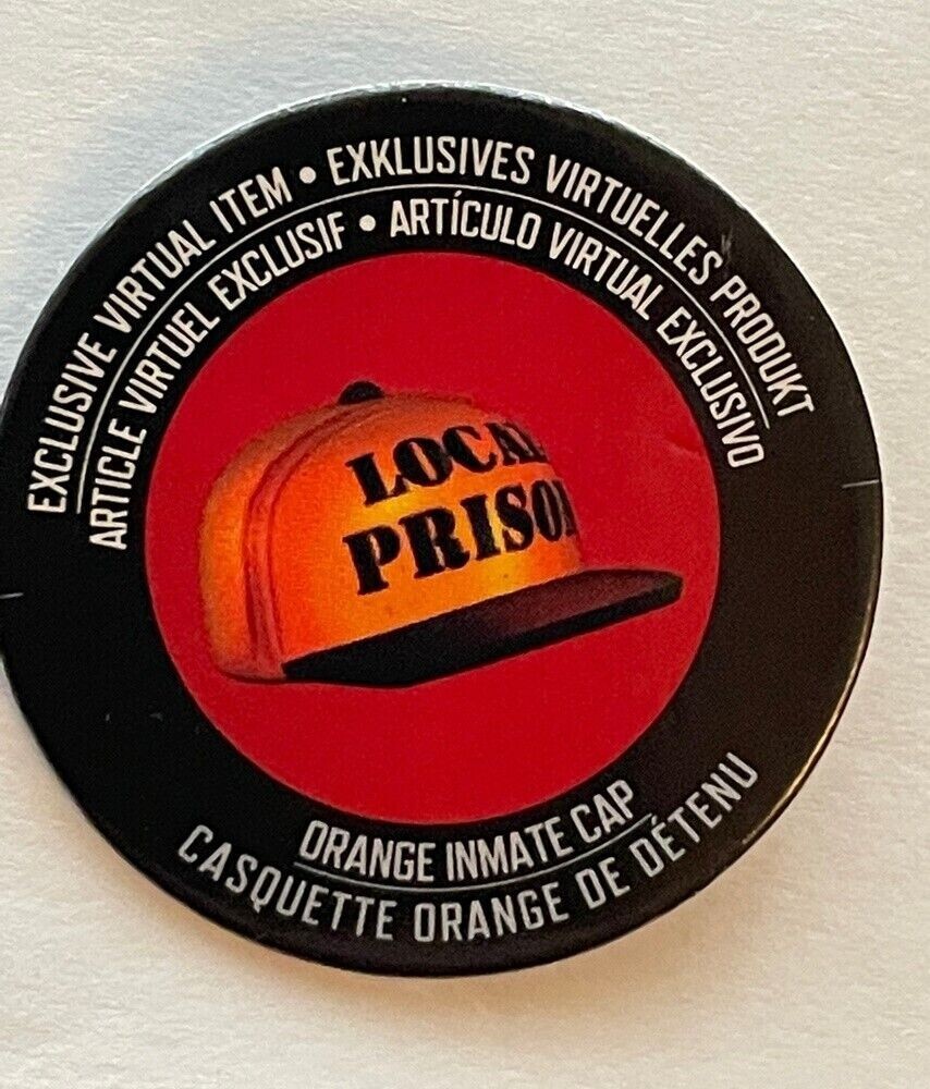 Roblox Toy Code Orange Inmate Cap - Virtual Item Code ONLY - QUICK
