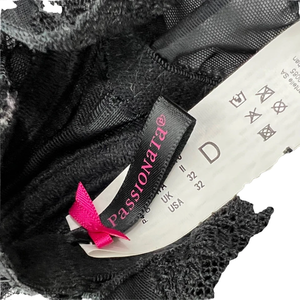 Sujetador para mujer Passionata by Chantelle 32D de encaje negro Foto 4 de 4