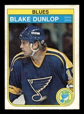 Blake Dunlop 1982-83 O-Pee-Chee #301 St. Louis Blues Ex-Mt