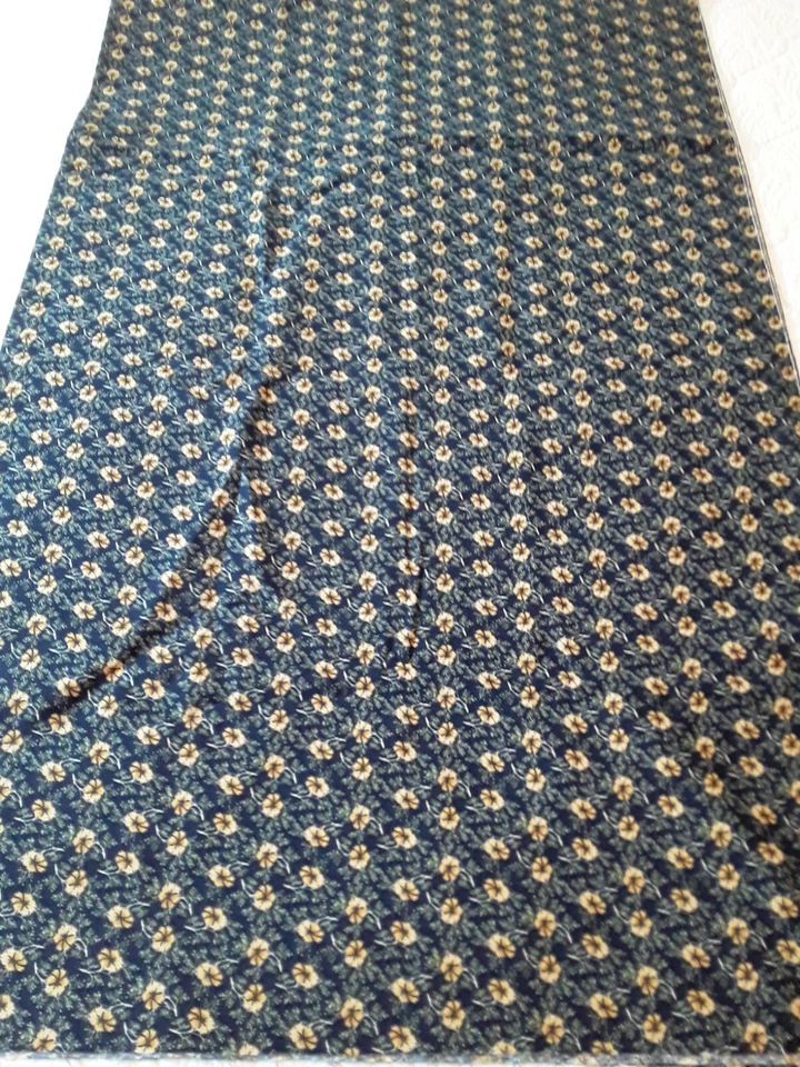 Connecting Threads Hudson Valley Cotton Fabric Yorktown Rich Navy Floral 44" 2 Y - Image 4 of 4