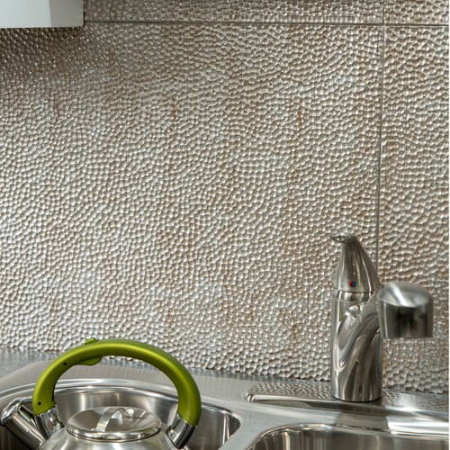 Fasade 18in x 24in Hammered Backsplash Panels - Picture 25 of 35