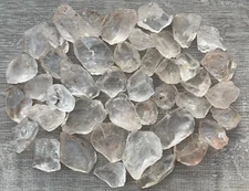 Grade A+Natural Crystal Quartz Chunks, 1-2" Raw Clear Quartz, Wholesale Bulk Lot