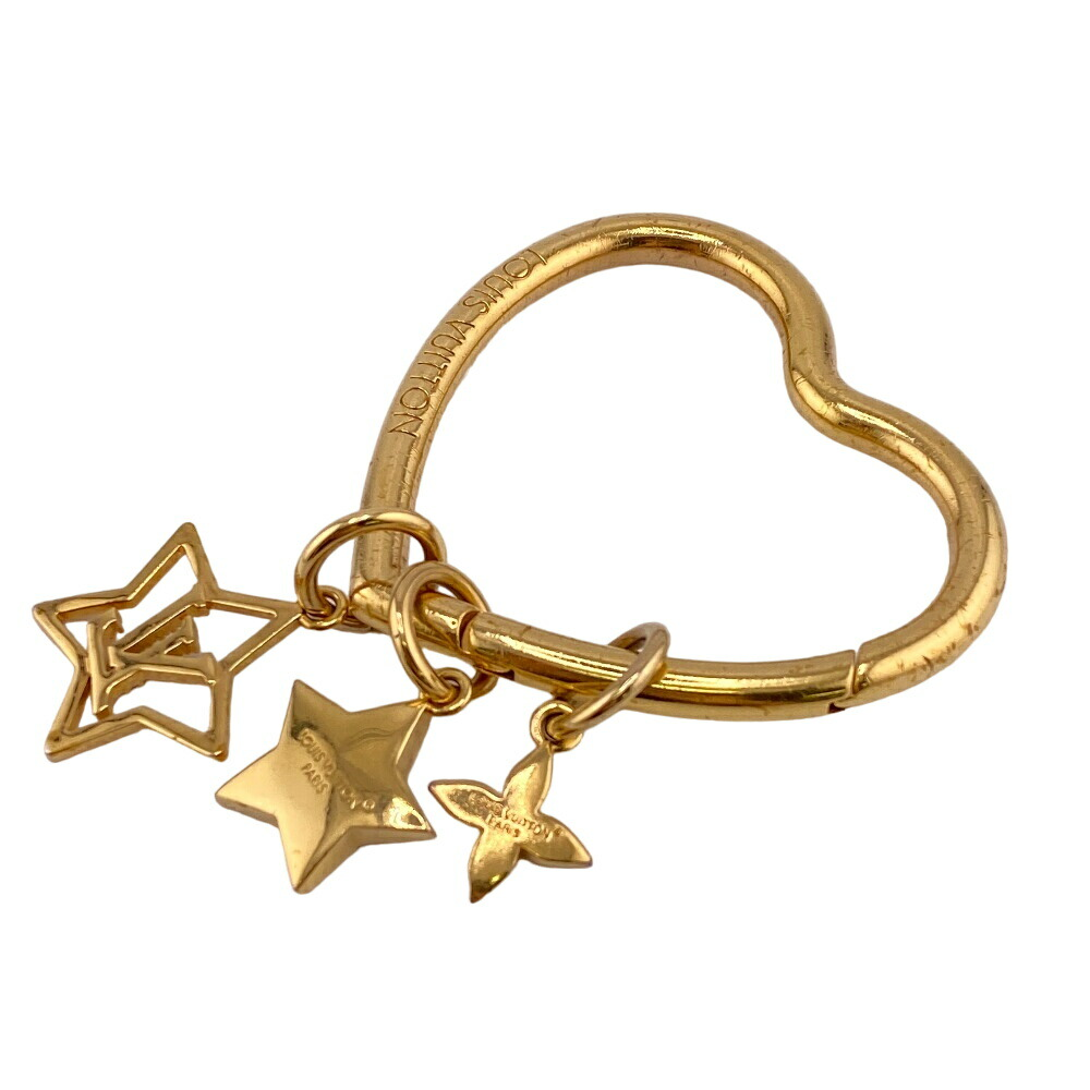 LOUIS VUITTON Bag Charm Constellation Heart M01358 Key Ring
