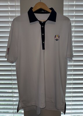 RLX Ralph Lauren Polo Shirt Mens Large L 2018 Ryder Cup