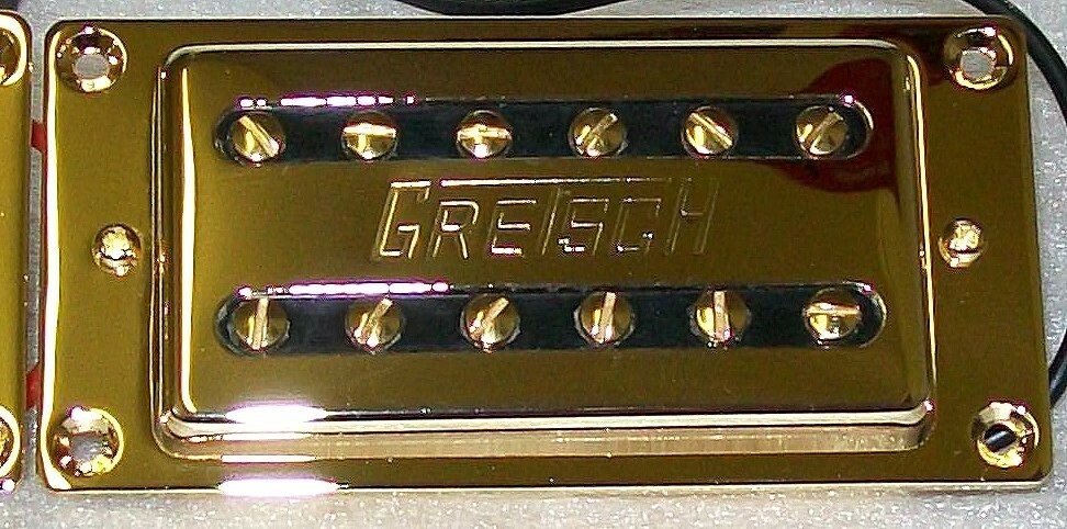 Gretsch Elliot Easton G5570 Gold Humbucking Pickups Set With Gretsch Elliot Easton G5570 Gold Humbucking Pickups Set With