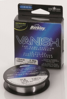 Berkley Fluorocarbon Vanish 0,23mm 1825m Groß-spule Angel-Schnur Fluor-Carbon
