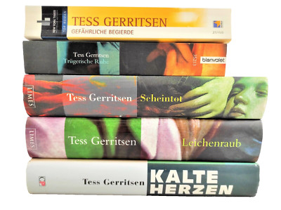   6x Tess Gerritsen Thriller Pathologen Bücherpaket Krimi Leichenraub Scheintot