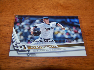 PADRES RYAN BUCHTER 2017 TOPPS SILVER ALL-STAR STAMPED #610