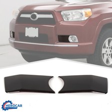 2pc Translucent Black Front Fog Light Guard Trim Cover Panel For 4runner 2010-13 2pc Translucent Black Front Fog Light Guard Trim Cover Panel For 4runner 2010-13