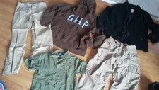 Boys lot Gap hoodie, cargo pants, jacket, Old Navy khakis, Polo Ralph Lauren top