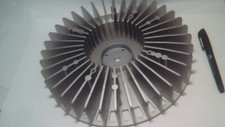 Large Cast Aluminum Heatsink 4 lbs 1.8 kg 10.25" diameter 2" high huge big round