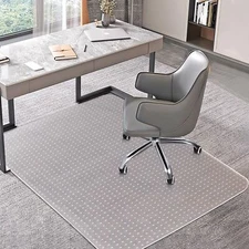 OFFICE CHAIR MAT Hardwood Floor Under Desk Rug Carpet Protector 30''x48'' BESWIN