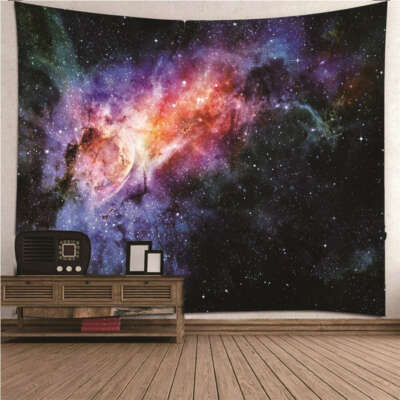 Starry sky with magic 3D Wall Hang Cloth Tapestry Fabric Decorations ...