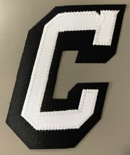 NHL ALL-STAR 1984-86 CAMPBELL JERSEY CAPTAINS "C" PATCH WAYNE GRETZKY OILERS