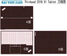 Laptop Protector Carbon fiber Sticker Cover for Lenovo Thinkpad 2018 X1 Tablet