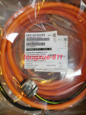 1PCS NEW SIEMENS 6FX8002-5CR11-1CA0 Power Cable 2m Via FedEx or DHL