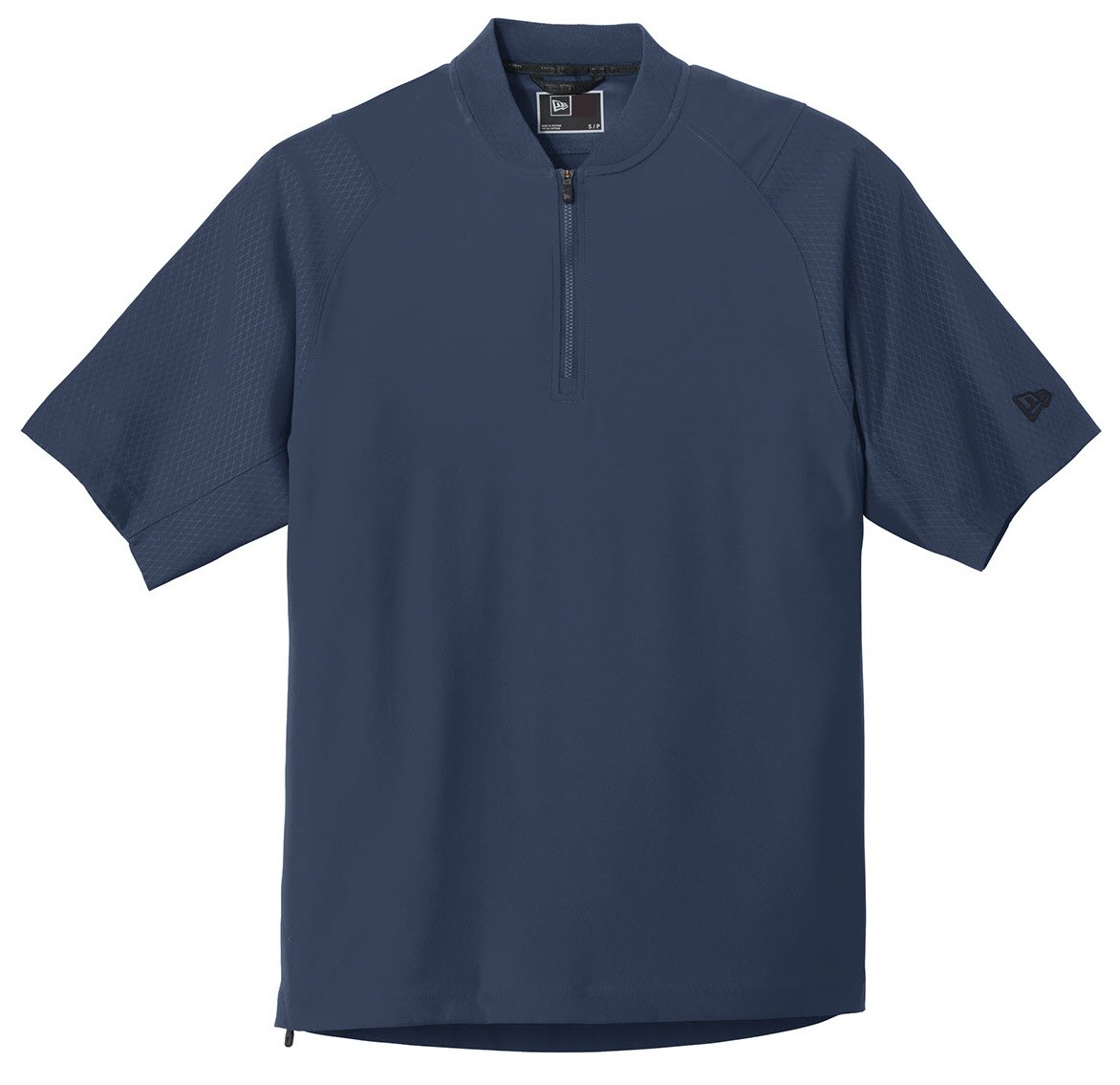 MEN'S 1/4 ZIP SHORT SLEEVE PULLOVER, REPELS WATER RESISTS