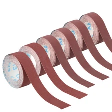 5 Grits Emery Cloth Roll Abrasive Sandpaper Roll with Dispenser 150-600 Grit