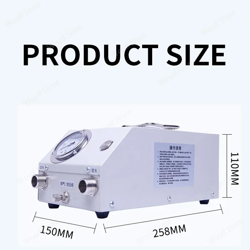 Electric Pressure Test Pump PPR Water Pipe Leak Detector Pressure