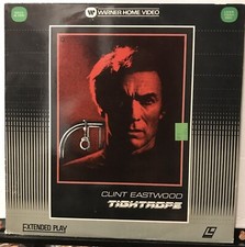 Tightrope Laserdisc Extended Play Clint Eastwood 