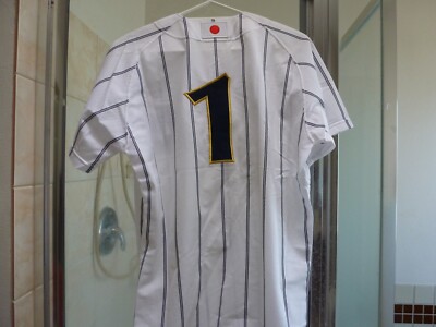 NEW MIZUNO Japan WBC WORLD BASEBALL Classic Jersey WHITE/Stripe