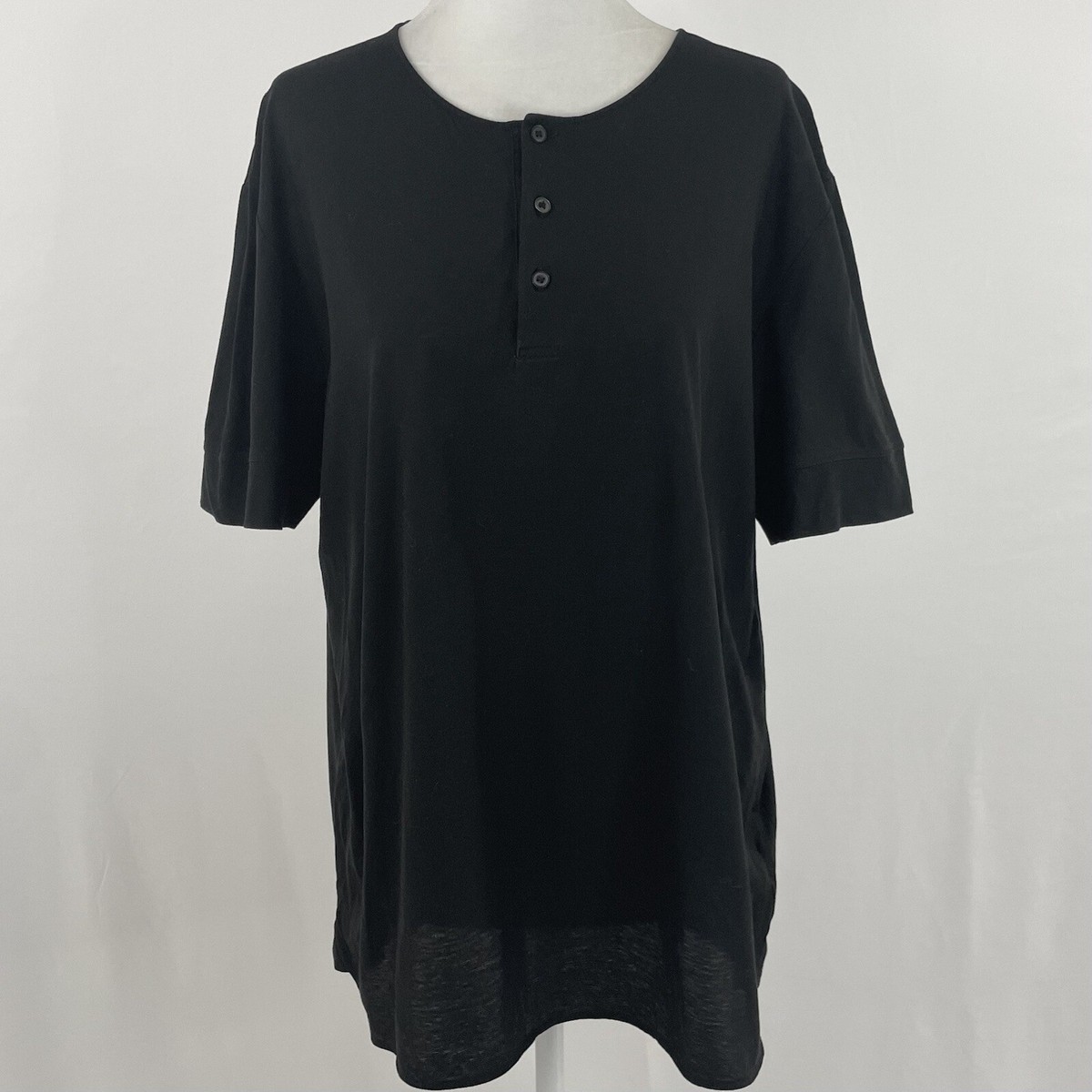 シンゾーン　MILITARY HENLEY PULLOVER BLACK MILITARY HENLEY PULLOVER – Shinzone