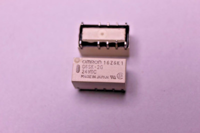 10 Stück Relais Nr.737 OMRON G6S-2G 2Wechsler 24VDC