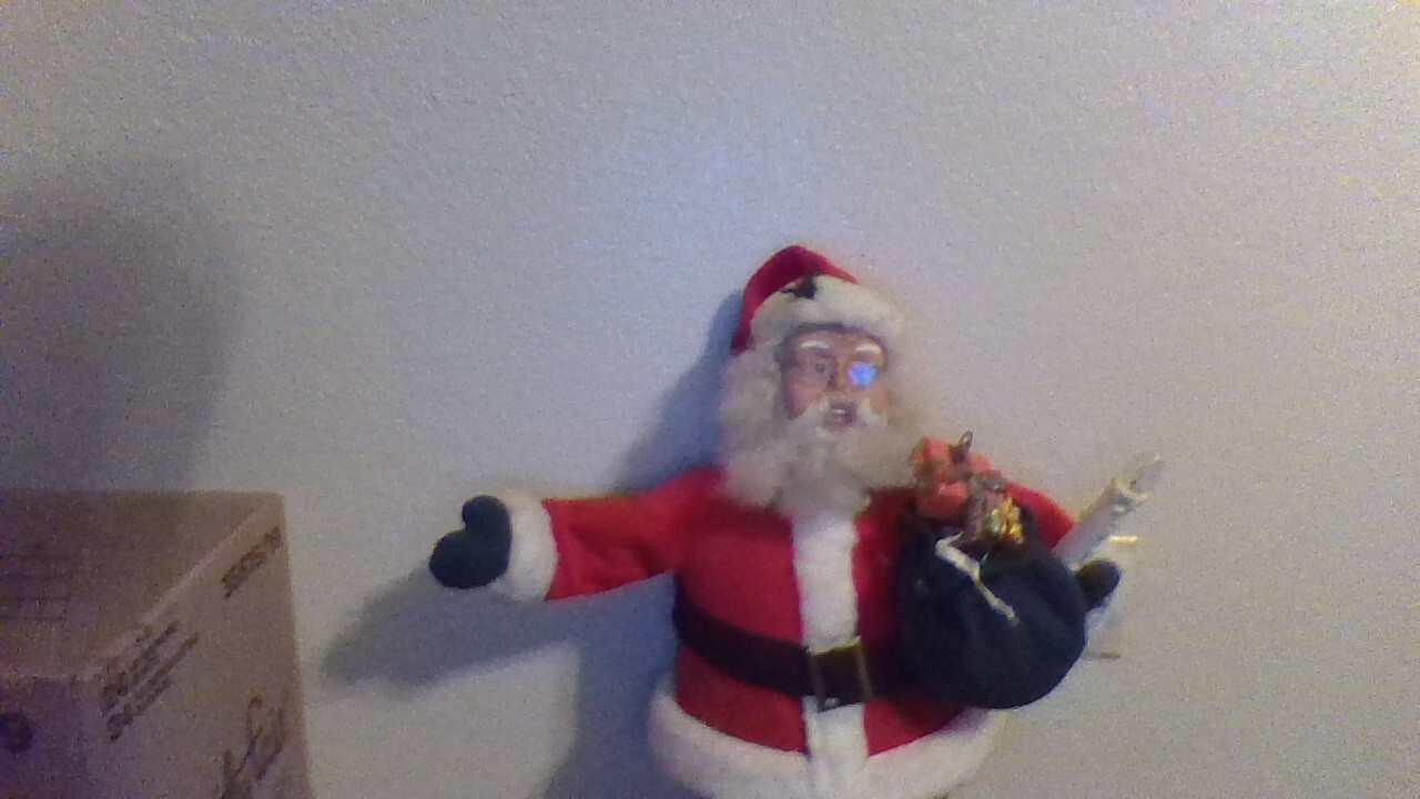 1993 Holiday Creations Animated Santa Claus Figure Requires C Batteries