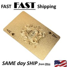 GOLD Playing cards -- GREAT for magic tricks