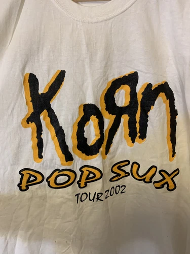 Vintage Korn Concert T Shirt Sz XL POP SUX TOUR! - DIST 2000s vintage concert t-shirt, vintage, size XL, single stitch, B+ condition
