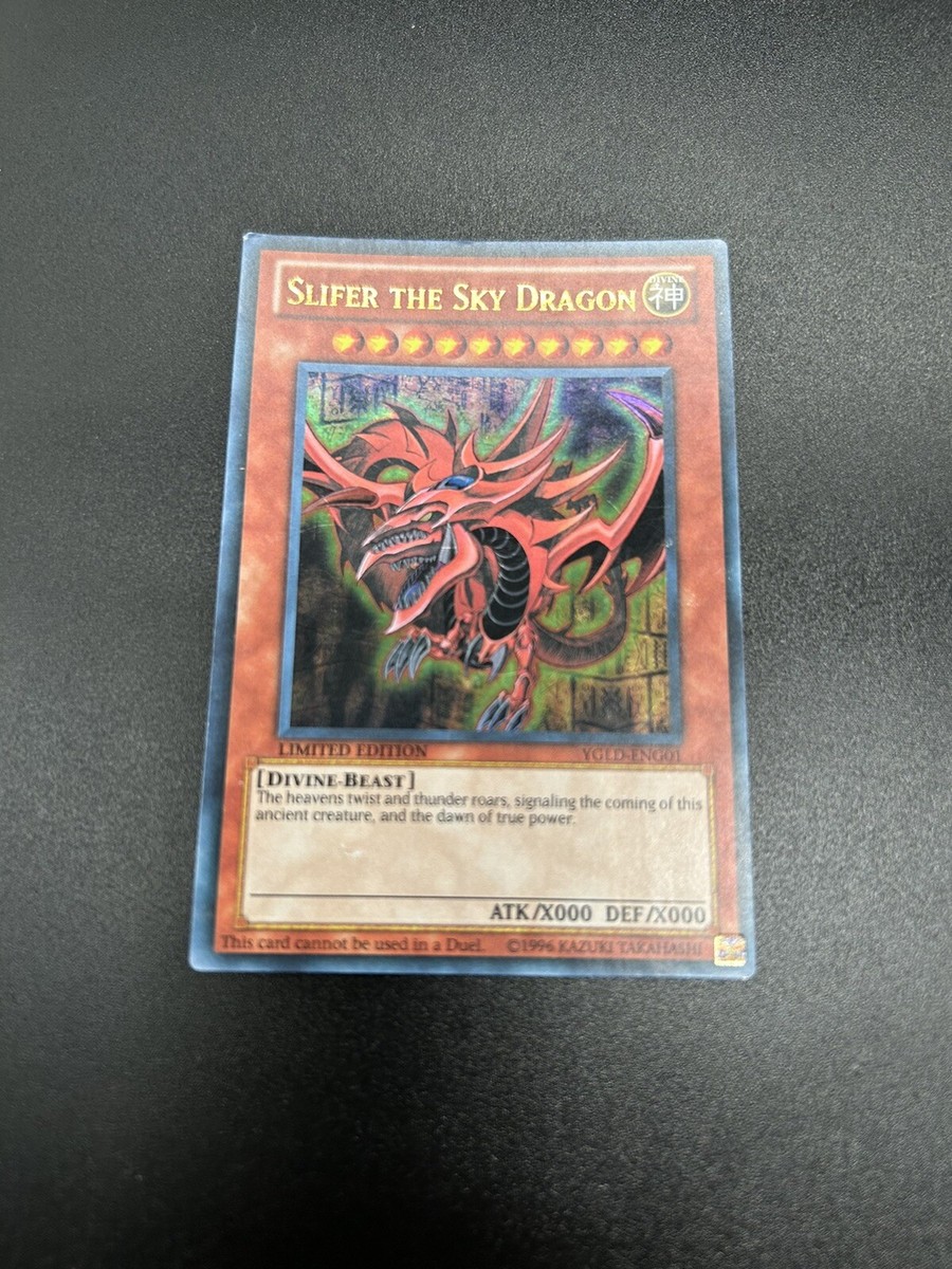 Yu-Gi-Oh! Set Carte Ultra Rare Yugi's God Card - Slifer, Obelisk E Ra (YGLD-ENG01, YGLD-ENG02, YGLD-ENG03) - 3