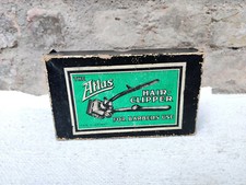 1930s Vintage The Atlas Hair Clipper For Barber Empty Cardboard Case Box CB331