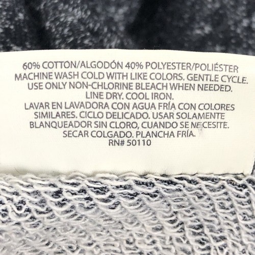 BOBBIE BROOKS Sweatshirt Women M Black Lightweight Relaxed - Picture 6 of 9