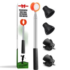 Golf Ball Retriever Telescopic Pole 9/12/15ft Hinged Collector for Water Hazards