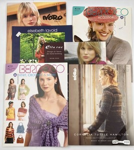 Lot of (6) KNITTING Magazines - Noro, Berroco, Ella Rae, Elsbeth Lavold